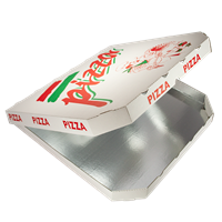 Krabice na pizzu 45x45x4 cm s ALU kuchař ideal pack®