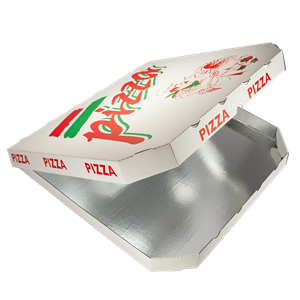 Krabice na pizzu 45x45x4 cm s ALU kuchař ideal pack®