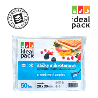 Svačinové sáčky mikrotenové 20x30 cm ideal pack®
