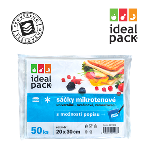 Svačinové sáčky mikrotenové 20x30 cm ideal pack®