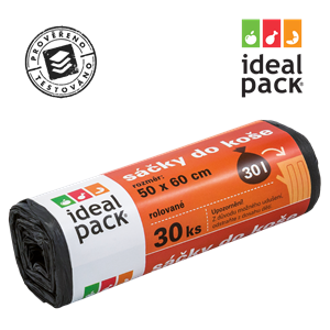 Mikrotenový sáček do koše 30 l 50x60 cm ideal pack®