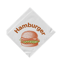 Papírový sáček na hamburger 16x16 cm ideal pack®