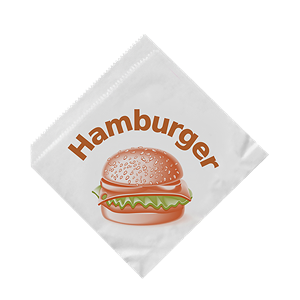 Papírový sáček na hamburger 16x16 cm ideal pack®