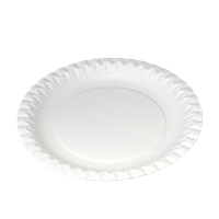 Papírový talíř 18 cm mělký párty