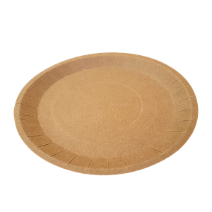 Papírový talíř mělký 23 cm párty KRAFT ideal pack®