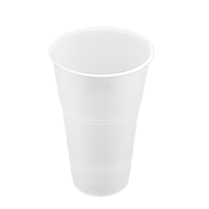 Plastový kelímek PP 0,5 l nápojový bílý párty