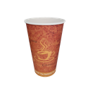 Papírový kelímek 0,2 l CTG O80mm nápojový hnědý s potiskem párty