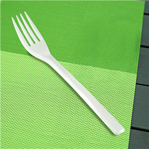 Plastová vidlička PS 18 cm bílá light opakovaně použitelná párty