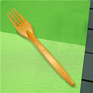 Vidlička EKO kompozit dřevo/plast (WPC) párty