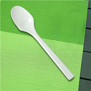 Plastová lžíce PS 18 cm bílá light opakovaně použitelná párty