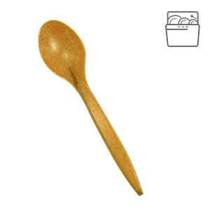 Lžíce EKO kompozit dřevo/plast (WPC) párty