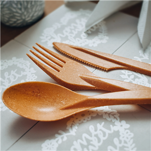 Lžíce EKO kompozit dřevo/plast (WPC) párty