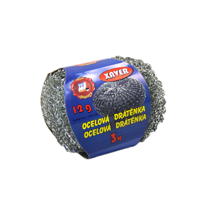 Drátěnka kovová nerezová 12 g (3 ks)