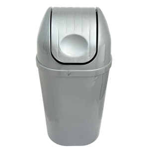 Plastový odpadkový koš hranatý s víkem 50 l