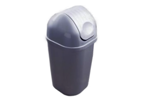 Plastový odpadkový koš hranatý s víkem 50 l