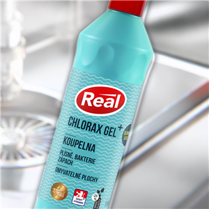 Čisticí prostředek WC 550 ml Real Gel Chlorax