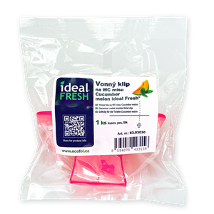 Vonný klip na WC mísu Cucumber melon ideal Fresh®