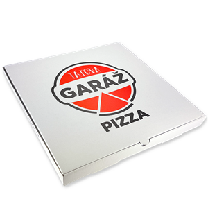 Krabice na pizzu 33x33x3 cm "TÁTOVA GARÁŽ"
