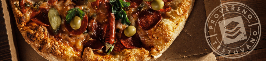 Pizza krabice s potiskem